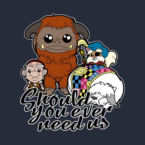 Jim Henson Labyrinth, Labyrinth Art, Yoda Funny, 80s Cartoons, Family Tattoos, Work With Animals, Jim Henson, Movie T Shirts, Sweet Style