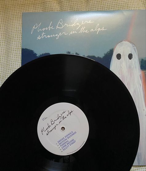 Phoebe Bridgers Record, Phoebe Bridgers Vinyl, Nat Core, Phoebe Core, Records Aesthetic, Stranger In The Alps, Cd Aesthetic, Vinyl Aesthetic, Random Aesthetics