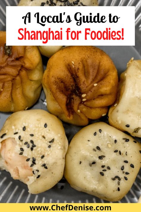 Popular food in Shanghai, dumplings Shanghai Restaurant, Shanghai Food, Chinese Desserts, Shanghai Travel, Travel Cambodia, China Trip, Travel China, Travel Foodie, Chinese Dessert