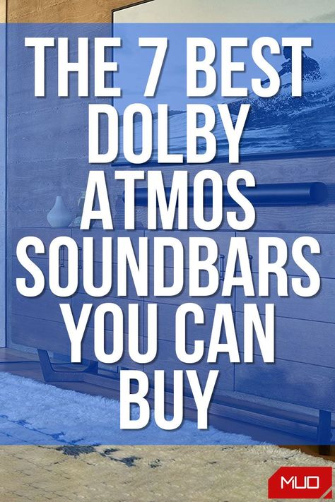 MakeUseOf — Technology, Simplified — There's one part of the home theater equation you might be overlooking: sound. Combine a beautiful picture with a thundering sound system, and you'll be closer to bringing the movie theater experience home. Dolby Atmos is one of the best surround sound technologies currently on the market. We're highlighting some of the best Dolby Atmos soundbars that bring the technology into your home. #BuyersGuide #BuyingAdvice #Soundbar #HomeTheater #Dolby #DoblyAtmos Home Theater Sound System, Home Theater Surround Sound, The Movie Theater, Theater Rooms, Garage Tool Organization, Surround Sound Systems, Home Theater Rooms, Dolby Atmos, Buyers Guide