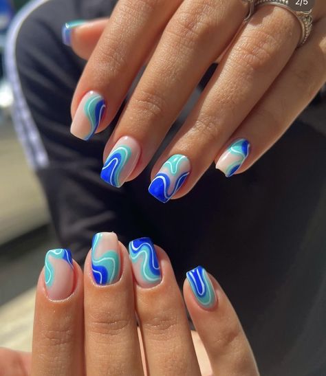 Unghie Nail Art, Cute Simple Nails, Simple Gel Nails, Summery Nails, Simple Acrylic Nails, Cute Gel Nails, Short Acrylic Nails Designs, Spring Nail, Fire Nails