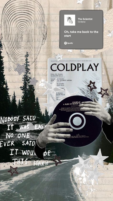 Coldplay Lyrics Wallpaper, Coldplay Moodboard, Coldplay Wallpaper Aesthetic, Coldplay Phone Wallpaper, Song Lyrics Collage, Coldplay Album Cover Wallpaper, Coldplay Album Cover, Sky Full Of Stars Coldplay Wallpaper, Coldplay Aesthetic