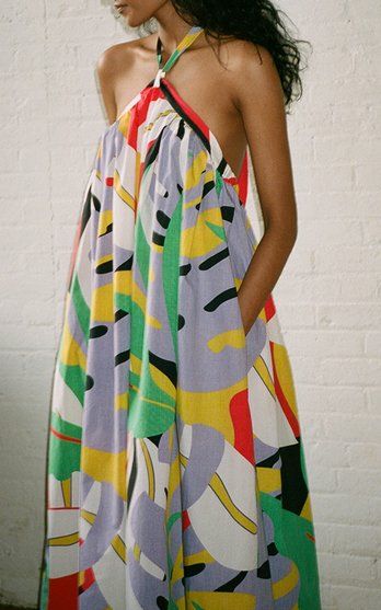 Women's Mara Hoffman Fall/winter 2021 Collection | Moda Operandi Halter Maxi Dress, Halter Maxi, Mara Hoffman, Halter Maxi Dresses, Spring Summer Dress, Versatile Dresses, Printed Maxi, Global Fashion, Daily Fashion