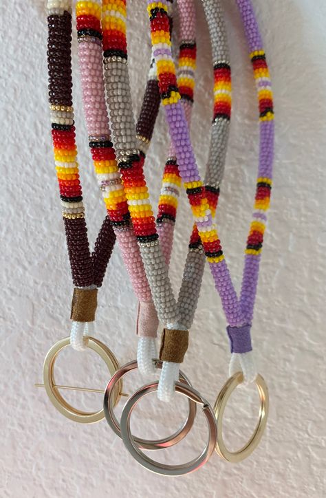 Beaded keychain diy