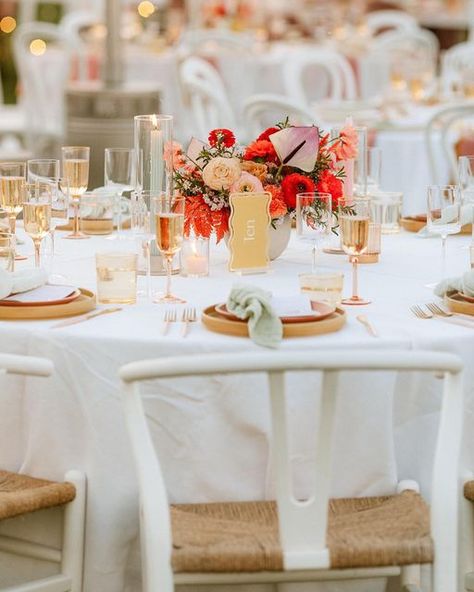 Details, Darling on Instagram: "The party starts now —— C + P yin and yang personality inspired wedding was featured on @theknot today! Head over to their blog to see more of the vibrant colored details! Planning + Design: Kenzie of @detailsdarling Photos: @alexandriamonette Video: @amariproductions Venue: @mervgriffinestate Florals: @shindigchic Invites, Signage & Installs: @wildhouseink Catering: @urbanpalatela Bar: @mintbartending Tap Trailer: @runawayindie Hair + Makeup: @elywnnandcass DJ: Tap Trailer, Details Darling, Bright Centerpieces, Merv Griffin, Hollywood Couples, Retro Table, Yin And Yang, Retro Wedding, Desert Wedding