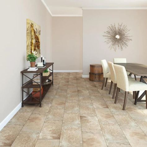 American Olean Columbus Dune 12-in x 24-in Matte Porcelain Floor and Wall Tile in the Tile department at Lowes.com Tan Tile, Stone Look Wall, Tile Floor Living Room, Living Room Tiles, Tile Saw, Porcelain Floor, Porcelain Flooring, Porcelain Floor Tiles, Diy Household