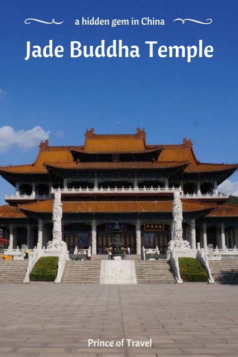 Discover the Jade Buddha Palace in Anshan, one of China's many hidden gems and home to the world's largest single-piece jade Buddha sculpture. Completed Bucket List, Jade Buddha, Buddha Sculpture, Hidden Gems, Worlds Largest, Single Piece, Travel Inspiration, Palace, Bucket List