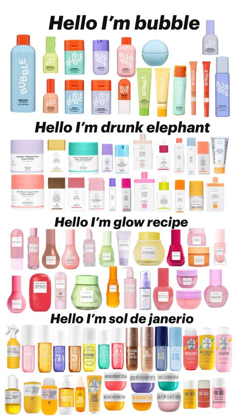 Skincare Routine And Products, Bubble Skincare, Drunk Elephant Skincare, Cool Gifts For Teens, Cheap Skin Care Products, Sephora Skin Care, Eye Makeup Pictures, Basic Skin Care Routine, Perfect Skin Care Routine