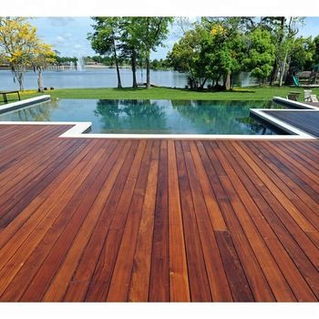 Hardwood Natural Brazil Outdoor Ipe Wood Decking - Buy Ipe Decking S4s E4e,Hardwood Decking,Tech Wood Decking Product on Alibaba.com Teak Pool Deck, Ipe Wood Decking, Tile Wood Flooring, Wood Pool Deck, Deck Tiles Patio, Decking Outdoor, Ipe Wood Deck, Outdoor Decking, Deck Piscina