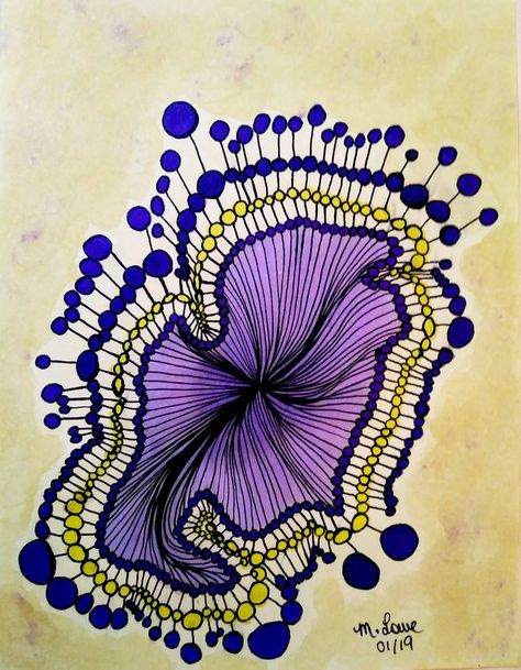 Original Art Marker/Ink Drawing, measuring: 13.8W x 18.1H x 0.1D cm, by: Marilyn Lowe (Canada). Styles: Abstract Expressionism, Modern. Subject: Science. Keywords: Drawing, Microscope, Microscopic, Lab, Abstract, Virus, Geometric, Ink, Science, Modern, Germ, Amoeba. This Marker/Ink Drawing is one of a kind and once sold will no longer be available to purchase. Buy art at Saatchi Art. Microscopic Drawing, Under The Microscope Art, Plant Abstract Art, Microorganisms Art, Abstract Marker Art, Microscope Drawing, Microscopy Art, Lab Drawing, Microscopic Art