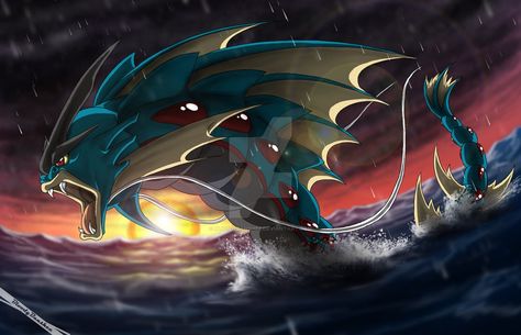 Mega Gyarados Gyarados Art, Mega Gyarados, Pokemon Mega, Pokemon Kalos, Pokemon People, Kobayashi San Chi No Maid Dragon, Mega Evolution, Pokemon Tattoo, Pokemon Pokedex