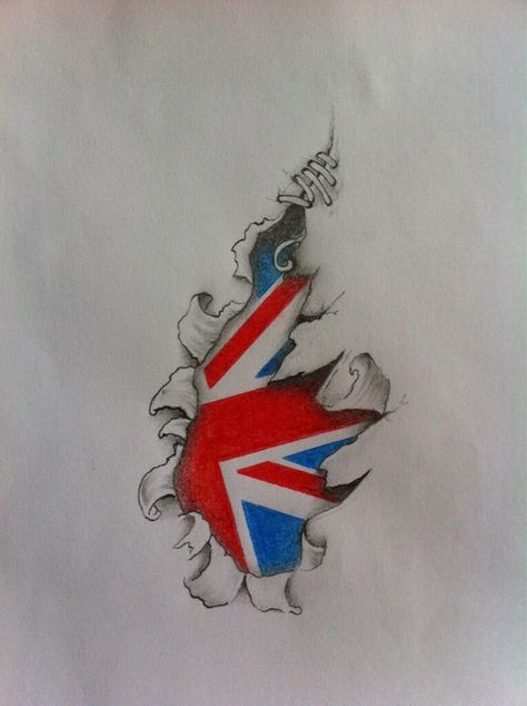 Union Jack Tattoo, England Tattoo, Knuckle Tattoo, Jack Tattoo, Tattoo Sleeve Filler, Full Sleeve Tattoo Design, Elbow Tattoos, Full Sleeve Tattoo, Custom Tattoo Design