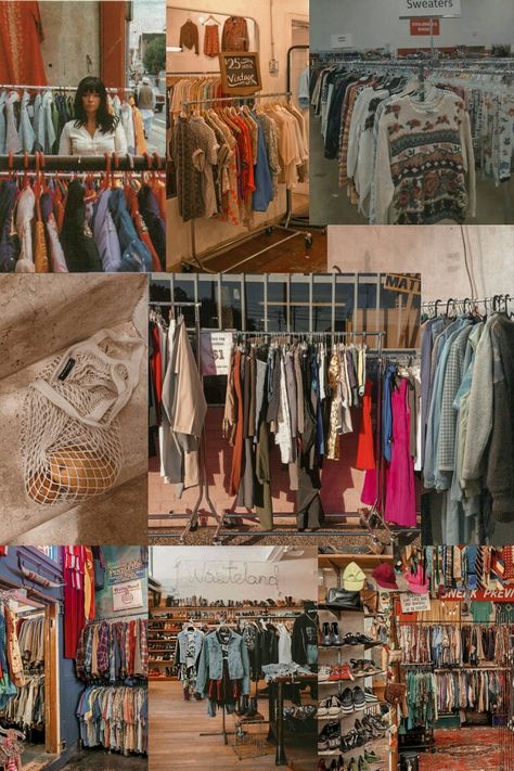 Aesthetic Thrift Store, Thrift Shop Aesthetic, Shop Aesthetic, Thrift Shop, Thrift Store, I Hope, Clothes