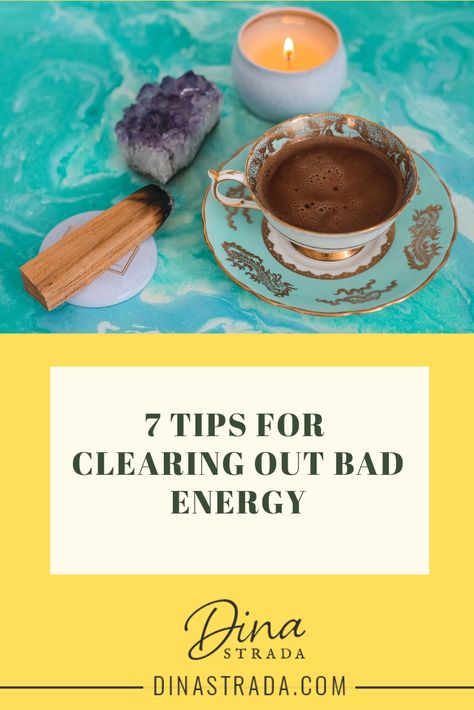 Sometimes your home, office or personal space is feeling a little "off". Try these 7 great practices to clear out negative and stagnant energy in your space! #energyhealing #clearingenergy #homecleaningtips Clearing Energy In Home, Clear Bad Energy, Negative Energy Cleanse, Negative Person, Stagnant Energy, Releasing Negative Energy, Earth Energy, Bad Energy, Witch Spirituality