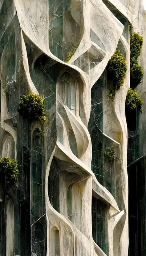 Tree Inspired Architecture, Juxtaposition Architecture, Curving Architecture, Organic Form Architecture, Woven Architecture, Architecture Career, Form Architecture, Architecture Nature, Sustainable Building Materials