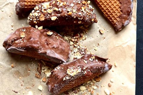 "In this day and age, we must be ready to fend for ourselves when our beloved snacks up and leave us." Choco Taco, Spring Baking, Waffle Cookies, Taco Stuffed Shells, Cream Desserts, Gone For Good, Ice Cream Desserts, Taco Recipes, The Good News