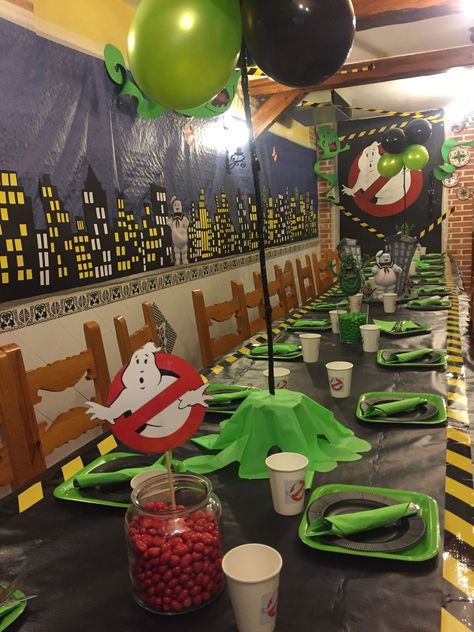 Ghostbuster Party Ideas, Ghostbusters Birthday Party Decorations, Ghostbusters Party Ideas, Ghostbusters Decorations, Ghostbuster Birthday, Ghostbuster Party, Ghost Busters Birthday Party, Ghostbusters Birthday, Ghostbusters Birthday Party