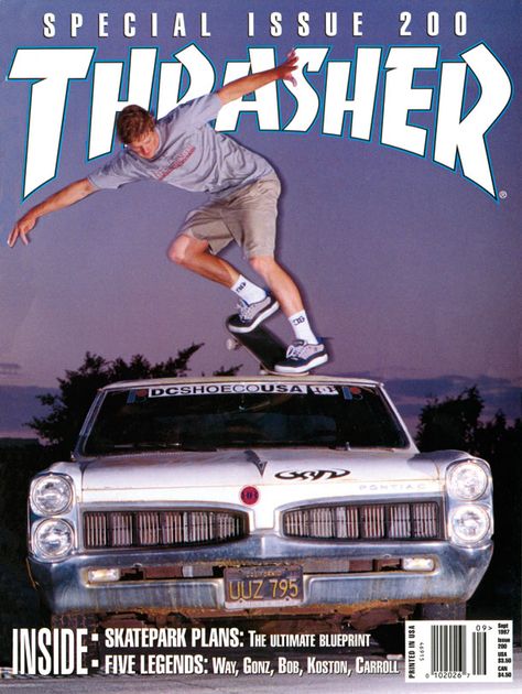 TH9709 Thrasher Magazine, Skateboarder, A Magazine, Magazine Cover, Magazine