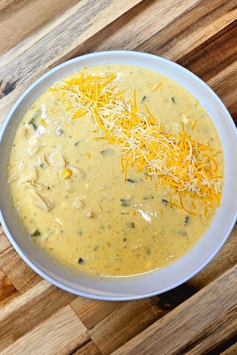 The flavors of the Mexican classic Chile Relleno in a creamy cheesy soup #slowcookerrecipes #crockpotrecipes #soupseason #soupersupper Chile Relleno Soup Recipe, Chili Relleno Soup, Chile Relleno Soup, Dehydrated Recipes, Cheesy Soup, Chili Relleno, Slow Cooker Times, Chile Relleno, Slow Cooker Chili