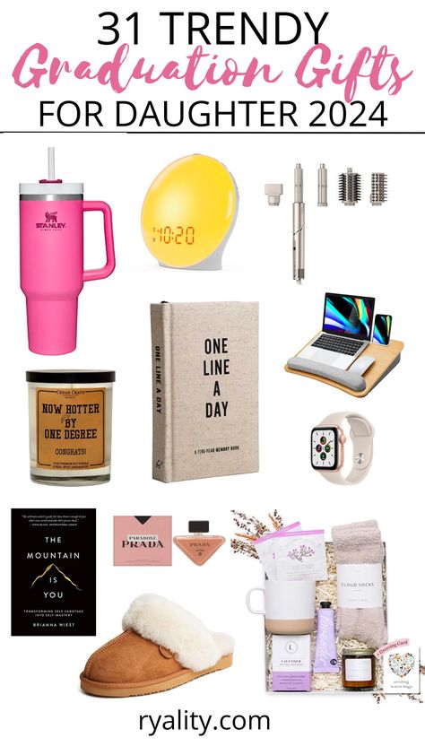 Absolutely love these ideas for graduation gifts for girls! Definitely giving some of these as a graduation gift for my daughter Gift Ideas For College Graduates, College Graduation Gift Ideas For Her, Graduation Basket Ideas, Girl Graduation Gifts, Highschool Graduation Gifts, College Graduation Gift Basket, Inexpensive Graduation Gifts, Graduation Gifts For High School, Grad Gift Ideas