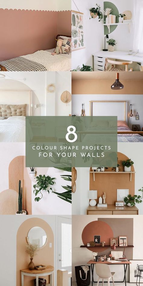 I started eyeing up this trend at the start of lockdownand I’ve been dreaming of a room to do it in and more importantly time to do it, ever since. It’s such a great idea, particularly for renters who may not want to fully commit to a whole room full of painted walls. This is… The post Paint Your Walls With Personality appeared first on The Lovely Drawer. Two Tone Walls, Chic Bedroom Design, Accent Wall Colors, Salon Suites, Painted Walls, Large Wall Decor, Living Room Colors, Wall Deco, Wall Paint