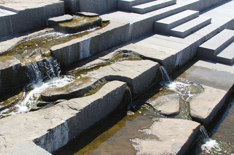 All sizes | Water Stairs | Flickr - Photo Sharing! Water Architecture, Kolam Koi, Urban Landscape Design, Desain Lanskap, Landscape Architecture Design, Water Element, Water Play, Salou, Water Design