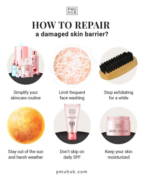 How To Fix Damaged Skin Barrier, Signs Of Damaged Skin Barrier, How To Fix Skin Barrier, Heal Skin Barrier, Healing Skin Barrier, Repairing Skin Barrier, How To Repair Skin Barrier, Girly Maintenance, Beauty Planner