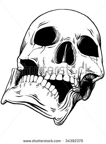 human skull Skull With Mouth Open, Mouth Open Tattoo, Open Mouth Tattoo, Skull With Open Mouth, Skull Open Mouth, Open Tattoo, Open Mouth Drawing, Screaming Drawing, Mouth Tattoo