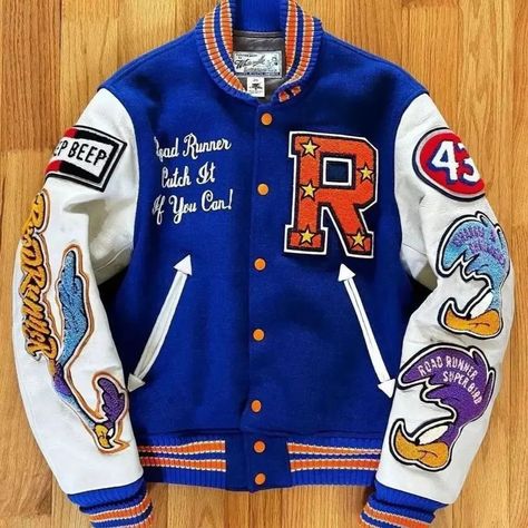 Custom Varsity Jacket Manufacturer 🔥😍 "Welcome to HMA Apparels - Your premier custom clothing manufacturer! Get high-quality, custom-made apparel with a minimum order quantity of 25 units per design and color. Mix sizes available! Interested in learning more? Send us a direct message or use the WhatsApp link in our bio to inquire. We value your communication! #hmaapparels #ClothingManufacturing #clothingbrand #FashionProduction #GarmentProduction #ApparelManufacturing #QualityClothing #M... Customized Jacket, Custom Letterman Jacket, Custom Varsity Jackets, Punk Clothes, Bride Jacket, Leather Varsity Jackets, Chinchilla Fur, Sports Jackets, Casual Basics