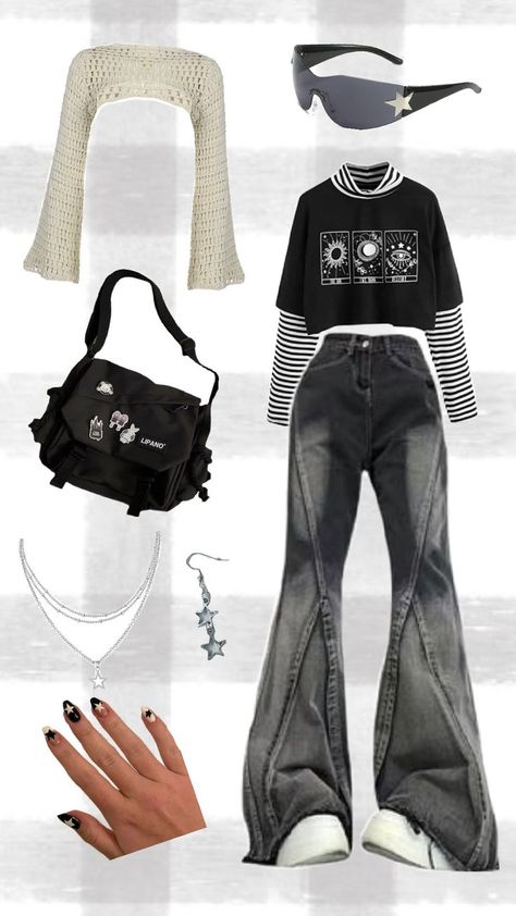 aesthetic, dark, goth, emo, outfit, stylish Alt Goth Outfits, Cybergoth Aesthetic, Alt Goth, Goth Outfit, Lydia Deetz, Moon Aesthetic, Emo Outfits, Goth Outfits, Aesthetic Outfits