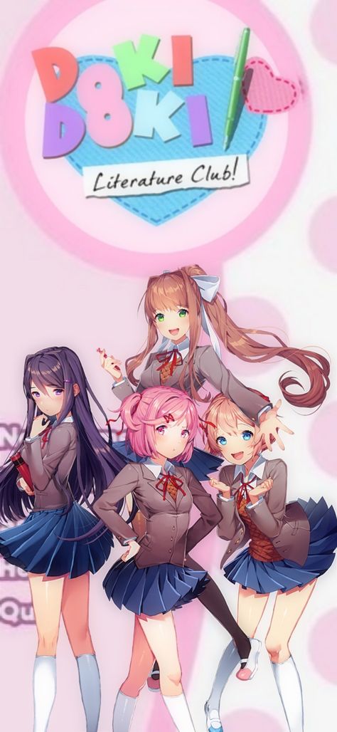 Ddlc Phone Wallpaper, Ddlc Monika Wallpaper, Ddlc Wallpaper Iphone, Ddlc Poster, Ddlc Background, Doki Doki Wallpaper, Doki Doki Literature Club Wallpaper, Ddlc Wallpaper, Game Core