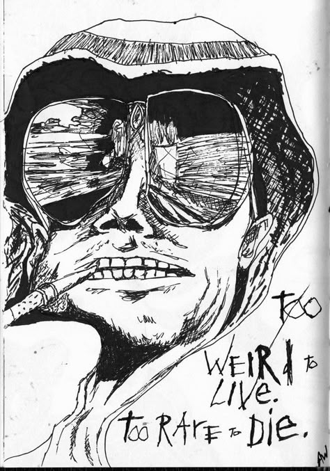 Ralph Steadman Ralph Steadman Art, Hunter S Thompson Quotes, Hunter Thompson, Vegas Tattoo, Ralph Steadman, Hunter S Thompson, Fear And Loathing, Image Film, Hunter S