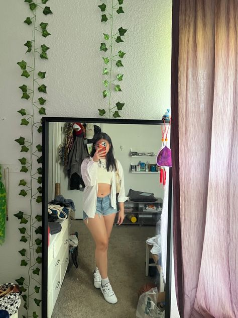 outfit inspo , fitsonpoint , poses , insta inspo , minimalist style , florida , summer , labloggers , casual outfit , ootd , fashion2022 , dressed up casual , target , aerie , college fit clean girl , mirror pic , insta inspo , poses , white button up fit , new balance 550s fit New Balance 550 Outfit Summer, New Balance Outfit 550, New Balance 550 Outfit, New Balance 550s, Balance Outfit, Urban Outfitters Tank Top, Grey New Balance, New Balance Outfit, Shorts Outfit