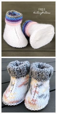 Knitted Baby Boots Free Pattern, Knitted Baby Booties Free Pattern, Baby Boy Knitting Patterns Free For Kids, Knit Baby Booties Pattern Free, Knitted Baby Gifts, Baby Socks Free Knitting Pattern, Knitted Baby Hats, Knitted Baby Boots, Baby Shoes Diy Pattern