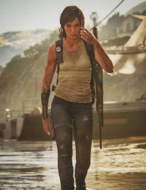 Ellie Williams Full Body Photo, Santa Barbara Ellie, Ellie Tlou, Edge Of The Universe, The Last Of Us2, Ashley Johnson, Ellie Williams, Story Games, Fantasias Halloween