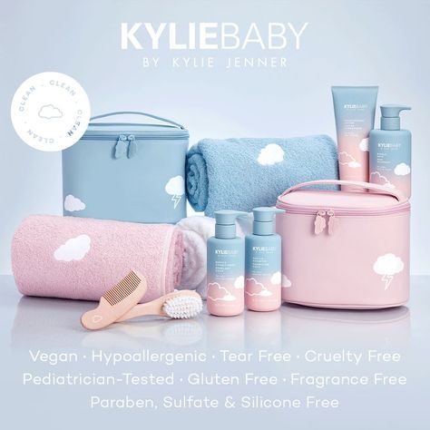 Pr Gift, Baby Branding, Beauty Ads, Beauty Branding, Kylie Baby, Baby Care Essentials, Baby Products Packaging, Teddy Bear Clothes, Gentle Baby