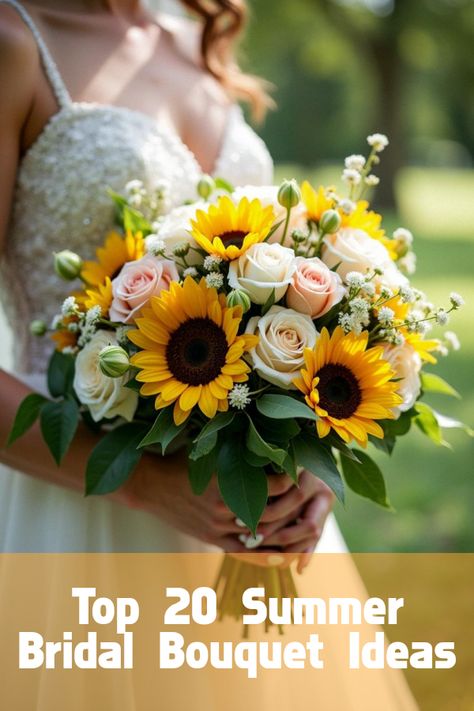 Did you know that the perfect summer bridal bouquet can transform your entire wedding vibe? Discover stunning floral arrangements bursting with vibrant colors, fragrant blooms, and seasonal charm. Explore must-have bouquets that capture the essence of sunny nuptials. From rustic wildflower wonders to elegant rose-filled arrangements, find the one that speaks to your heart and style. Dive in for the ultimate inspiration for your dream wedding. Summer Bouquets Wedding, Wedding Bouquet Wildflowers, Bold Wedding Flowers, Fall Wedding Desserts, Summer Bridal Bouquet, Bridal Bouquet Ideas, White Bridal Flowers, Bridal Bouquet Summer, Wildflower Wedding Bouquet