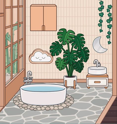 Toca Boca Care And Core, Aesthetic Bathroom Idea, Toca Baca, Core Ideas, Aesthetic Bathroom, Bathroom Idea, Aesthetic Ideas, Furniture Care, 10 Things