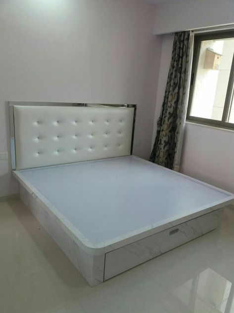 Pin by Rohan Soni on beds | Bed designs with storage, Simple bed designs, Space saving furniture bedroom Bed Designs With Storage, White Storage Box, Simple Bed Designs, Space Saving Furniture Bedroom, Box Bed Design, Double Bed Designs, Wood Bed Design, Bed With Headboard, Corner Sofa Design