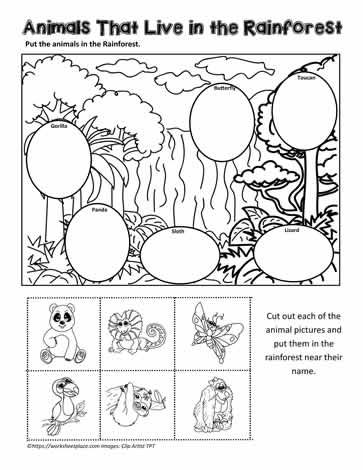 #yuva #hayvanyuvası #okulöncesi #etkinlikkağıdı #etkinlik #nest #animalnest #kindergarten #bulutluogretmen Rainforest Activities For Kindergarten, Rainforest Worksheets Preschool, Rainforest Kindergarten Activities, Rainforest Habitat Preschool, Habitat Worksheets Free Printable, Rainforest Worksheets, Rainforest Preschool, Jungle Activities, Rainforest Crafts