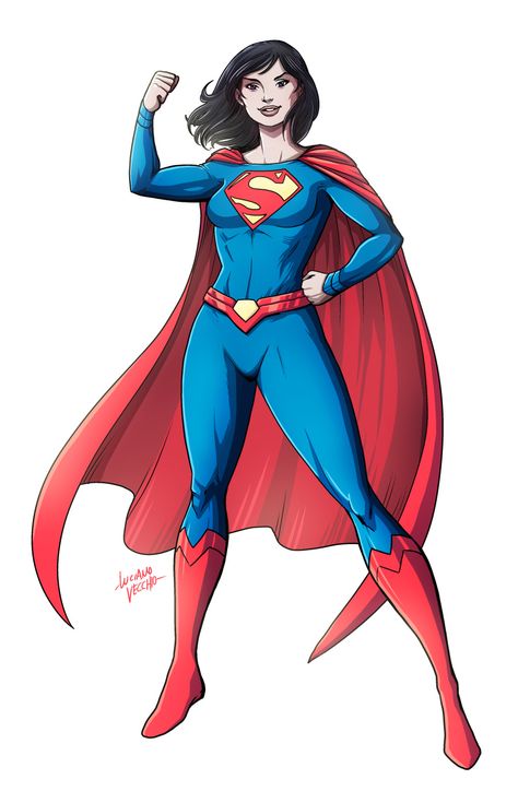 Lois Lane in Superman Reborn costume - Commission Superman Genderbend, Female Superman, Christopher Reeves, Supergirl Art, Superman Boy, Comic Superman, Superhero Mom, Superman And Lois Lane, Supergirl Costume