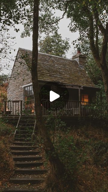 Carolyn on Instagram: "Who you taking with you to this little fairytale cabin in the woods? 💚🌿🐾" Little Cabin, Cabins In The Woods, Fairy Tales, Cabin, Exterior, Wood, Instagram