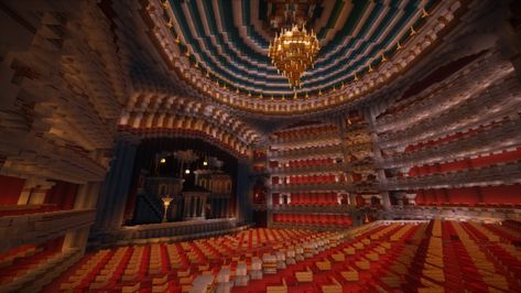 Minecraft Auditorium, Minecraft Opera House, Minecraft Meeting Hall, Minecraft Museum Exhibits, Stage Minecraft, Minecraft Circus Tent, Minecraft Theatre, Minecraft Theater, Minecraft Ballroom