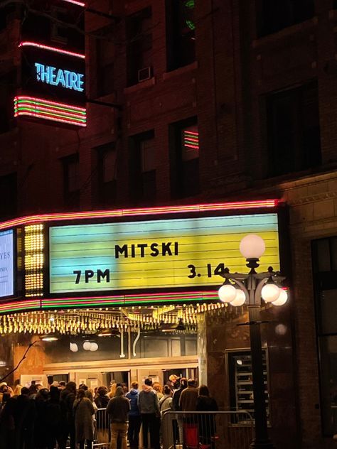 Small Concert Aesthetic, Mitski Concert, Mitski Concert Aesthetic, Small Venue Concert Aesthetic, Friends At A Concert Aesthetic, Saint Paul Mn, Visual Board, Concert Venue, Concert Aesthetic