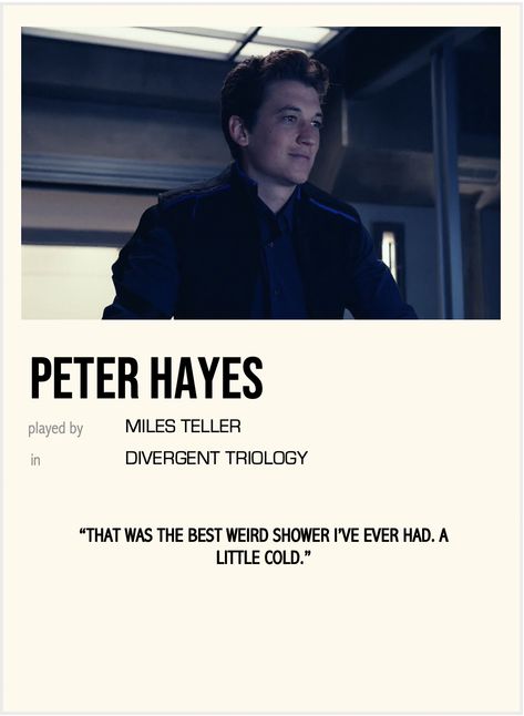 Peter Hayes Divergent Aesthetic, Divergent Peter Hayes, Peter From Divergent, Peter Hayes Divergent, Divergent Peter, Peter Divergent, Divergent Movie Poster, Divergent Poster, Divergent Wallpaper