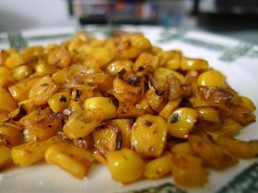 looking to dress up some canned corn tonight...gonna try this recipe! Roasted Corn Kernels, Princess Recipes, Roast Corn, Canned Corn Recipes, Carrot Dishes, Veggie Tales, Canned Corn, Roasted Corn, Vegetable Side