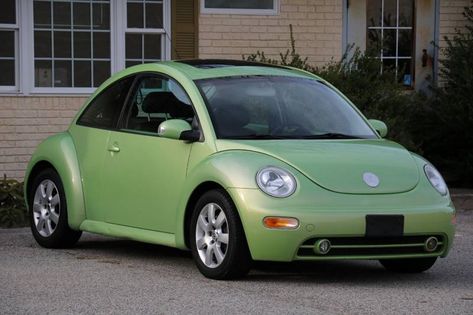 2003 Volkswagen New Beetle 2dr GLX 1.8T Turbo Coupe! #AutoSalesExpress #Whitman #Beetle Green Bug Car, Green Volkswagen Beetle, Volts Wagon, 2008 Volkswagen Beetle, Be Quiet And Drive, Volkswagen Beatle, Green Bug, Buggy Car, Vw New Beetle