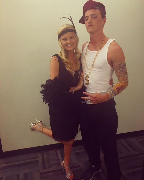 rhyme without reason date night flapper and a rapper Rhyme Without Reason Party, Rhyme Without Reason Costume, Rhyme Without Reason, Rapper Costume, Pair Costumes, Homecoming Spirit Week, Quick Halloween Costumes, Homecoming Spirit, Dress Down Day