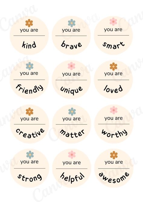 Classroom Decor Template, Kindergarten Posters Classroom, Affirmation Wall Classroom, Affirmation Station Classroom Free, Teacher Posters For Classroom, Affirmation Station Free Printable, Teacher Wall Decor, Educational Printables For Kids, Classroom Vision Board