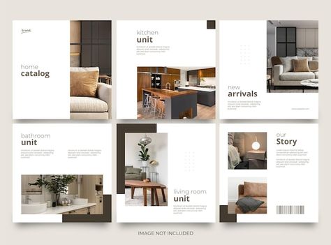 Interior Design Social Media Template, Interior Social Media Post, Interior Design Social Media Posts, Furniture Instagram Post, Ig Post Template, Condominium Interior Design, Instagram Social Media Post, Interior Design Presentation Boards, Interior Vector